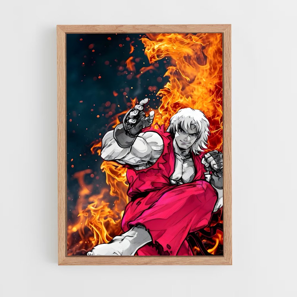 Poster Ryu, L'Art du Combat – affiche Street Fighter (vue 4)